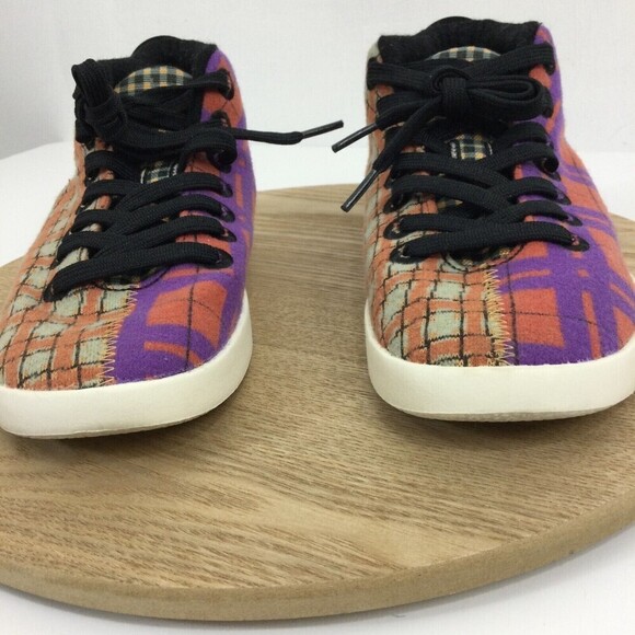 Allbirds Womens Wool Piper Mid Split Tartan Limited Edition Sneaker Shoes Size 7 - Picture 6 of 10
